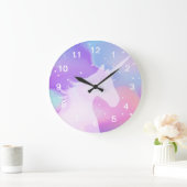 Unicorn - Ronde acrylwandklok Grote Klok (Huis)
