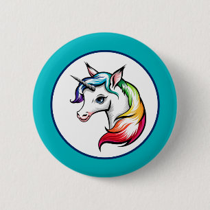 Unicorn Ronde Button 5,7 Cm