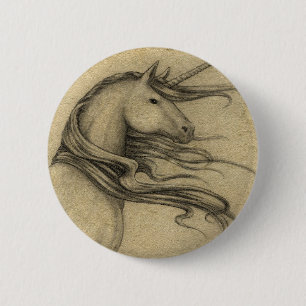 Unicorn Ronde Button 5,7 Cm