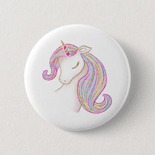 Unicorn Ronde Button 5,7 Cm