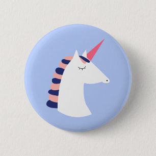 Unicorn Ronde Button 5,7 Cm