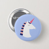 Unicorn Ronde Button 5,7 Cm (Voorkant /achterkant)