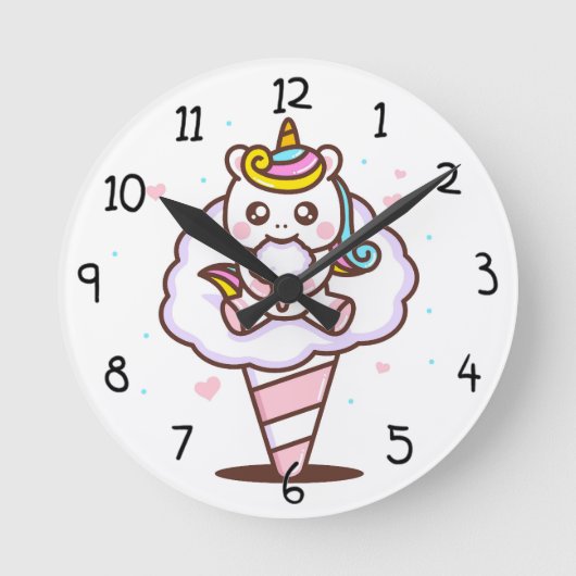 Unicorn Ronde Klok (Voorkant)