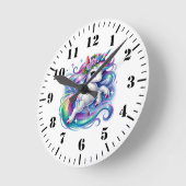 Unicorn  ronde klok (Hoek)