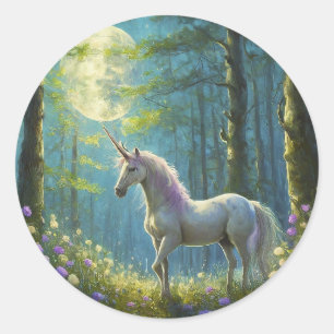 Unicorn Ronde Sticker