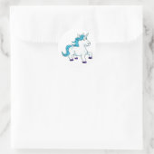 Unicorn Ronde Sticker (Tas)