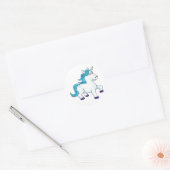 Unicorn Ronde Sticker (Envelop)