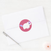 Unicorn Ronde Sticker (Envelop)