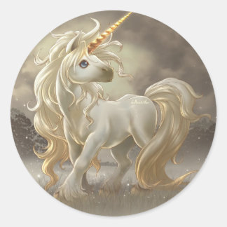 Unicorn Ronde Sticker