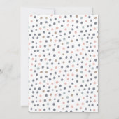 Unicorn Roos Gold Chocolade Cake 1ste verjaardag Kaart (Achterkant)