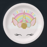 Unicorn Roze en Gold Paper Bord 7-inch regenboog<br><div class="desc">Is er iets magischer dat regenbogen en eenhoorns? Viel de verjaardag van uw kind in stijl met onze unieke Rainbow Unicorn Birthday Invitation Pink Gold . We hebben een breed scala aan kleuren,  stijlen en opties die passen bij elke persoonlijkheid,  stijl en budget.</div>