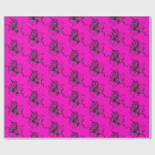 Unicorn Roze ompakpapier Cadeaupapier (Vlak)