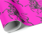 Unicorn Roze ompakpapier Cadeaupapier (Rol Hoek)