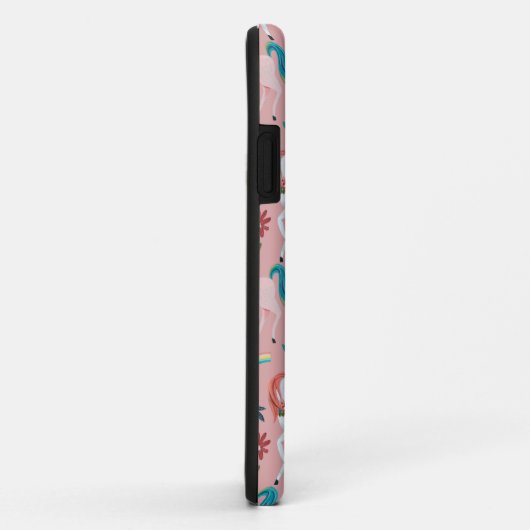 Unicorn roze regenboogmeisjes, overdruk Case-Mate iPhone case (Achterkant/rechts)