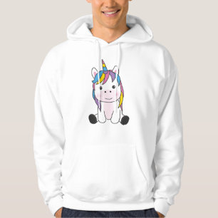 Unicorn roze Unicorns Kawaii Animals voor kinderen Hoodie