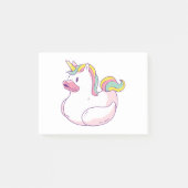 Unicorn Rubber Duck Post-it® Notes (Voorkant)
