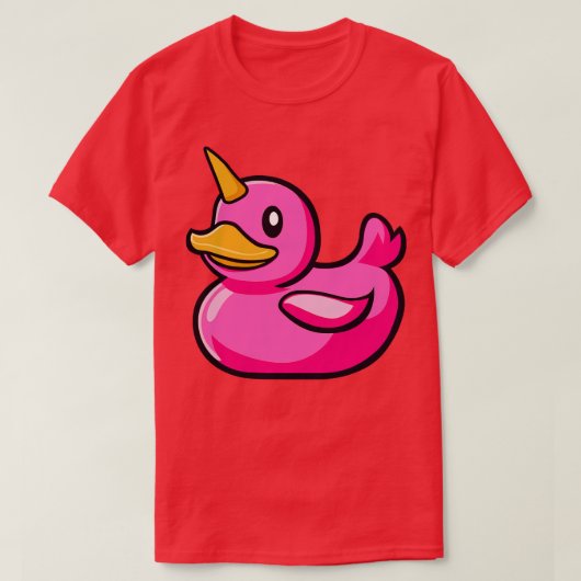 Unicorn Rubber Duck T-shirt (Design voorkant)