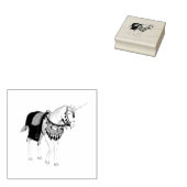 Unicorn Rubberstempel (Gestempeld)