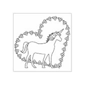 Unicorn Rubberstempel (Afrduk)