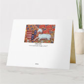 UNICORN Ruby, Happy Birthday Kaart (Achterkant)