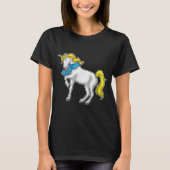 Unicorn Scarf T-shirt (Voorkant)