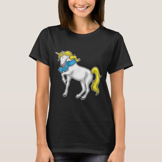 Unicorn Scarf T-shirt (Voorkant)