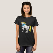 Unicorn Scarf T-shirt (Voorkant volledig)