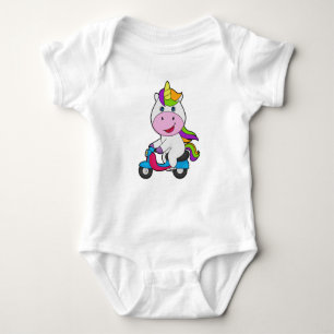 Unicorn Scooter Romper