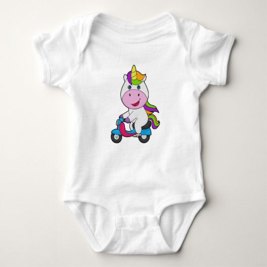 Unicorn Scooter Romper (Voorkant)