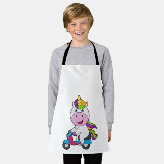 Unicorn Scooter Schort (Gedragen)