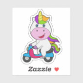 Unicorn Scooter Sticker (Vel)