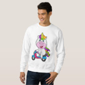Unicorn Scooter Trui (Voorkant volledig)
