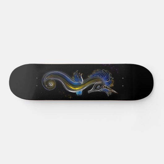 Unicorn Seahorse Skateboard (Horizontaal)