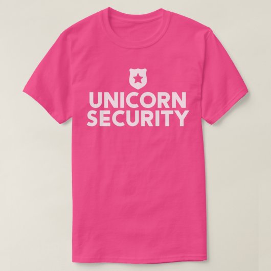 Unicorn Security 5 1 T-shirt (Design voorkant)