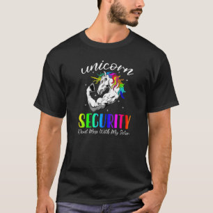 Unicorn Security Doneert Mess met mijn zuster Funn T-shirt