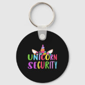 Unicorn Security Halloween Herfst Costume Adults K Sleutelhanger (Voorkant)