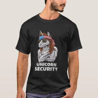 Unicorn Security Halloween Kinder of Adult Costuum T-shirt