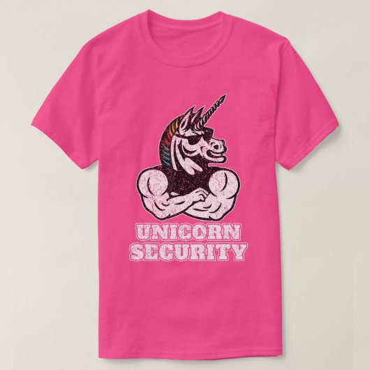 Unicorn Security I Unicorn Lover Musculair I Unico T-shirt (Design voorkant)