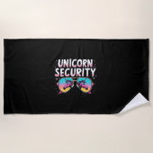 Unicorn Security Long Sleeve T-Shirt Strandlaken (Voorkant)