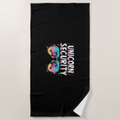 Unicorn Security Long Sleeve T-Shirt Strandlaken (Voorkant)