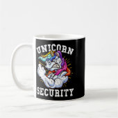 Unicorn Security - Manly Muscular Unicorn Lovers  Koffiemok (Links)