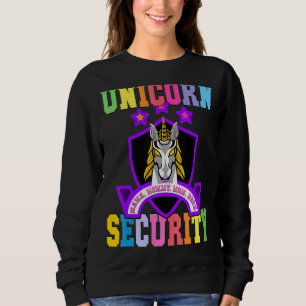 Unicorn Security Moeder Badge Mama Bruh Trui
