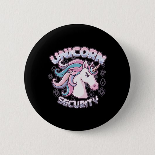 Unicorn Security Ronde Button 5,7 Cm (Voorkant)