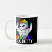 Unicorn Security Squad Muscle Tee Funny Dad Brothe Koffiemok (Links)