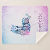 Unicorn Sherpa Blanket Deken (Voorkant (horizontaal))