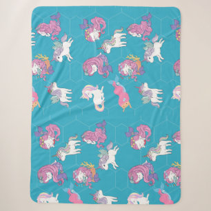 Unicorn Sherpa Blanket Deken