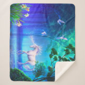 Unicorn Sherpa Deken (Voorkant)