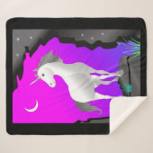 Unicorn Sherpa Deken (Voorkant (horizontaal))