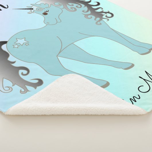 Unicorn Sherpa Deken (3/4)