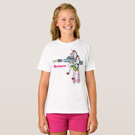 Unicorn Shirt Kids (Voorkant volledig)